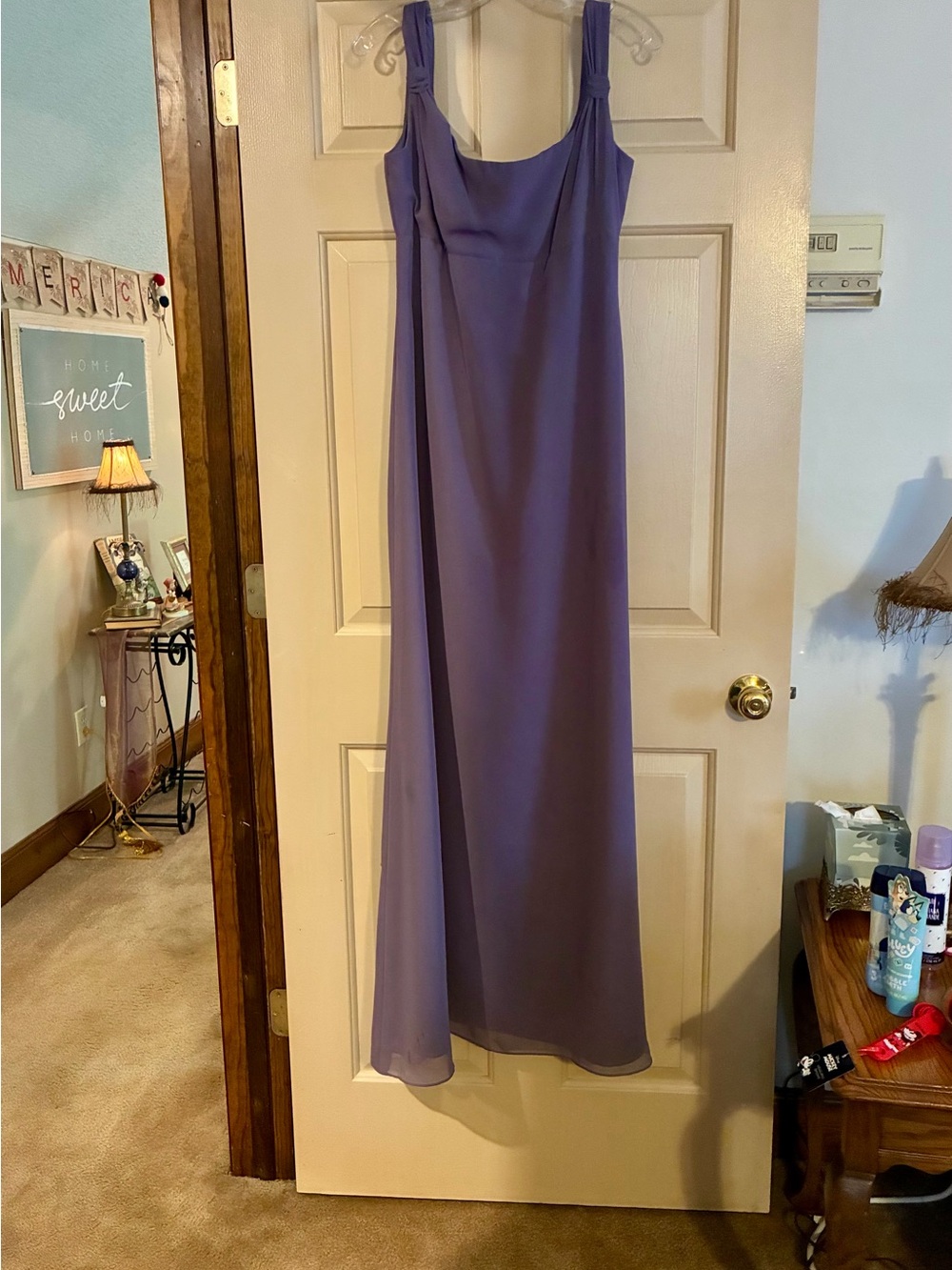 Alfred Angelo Lavender Maxi Dress